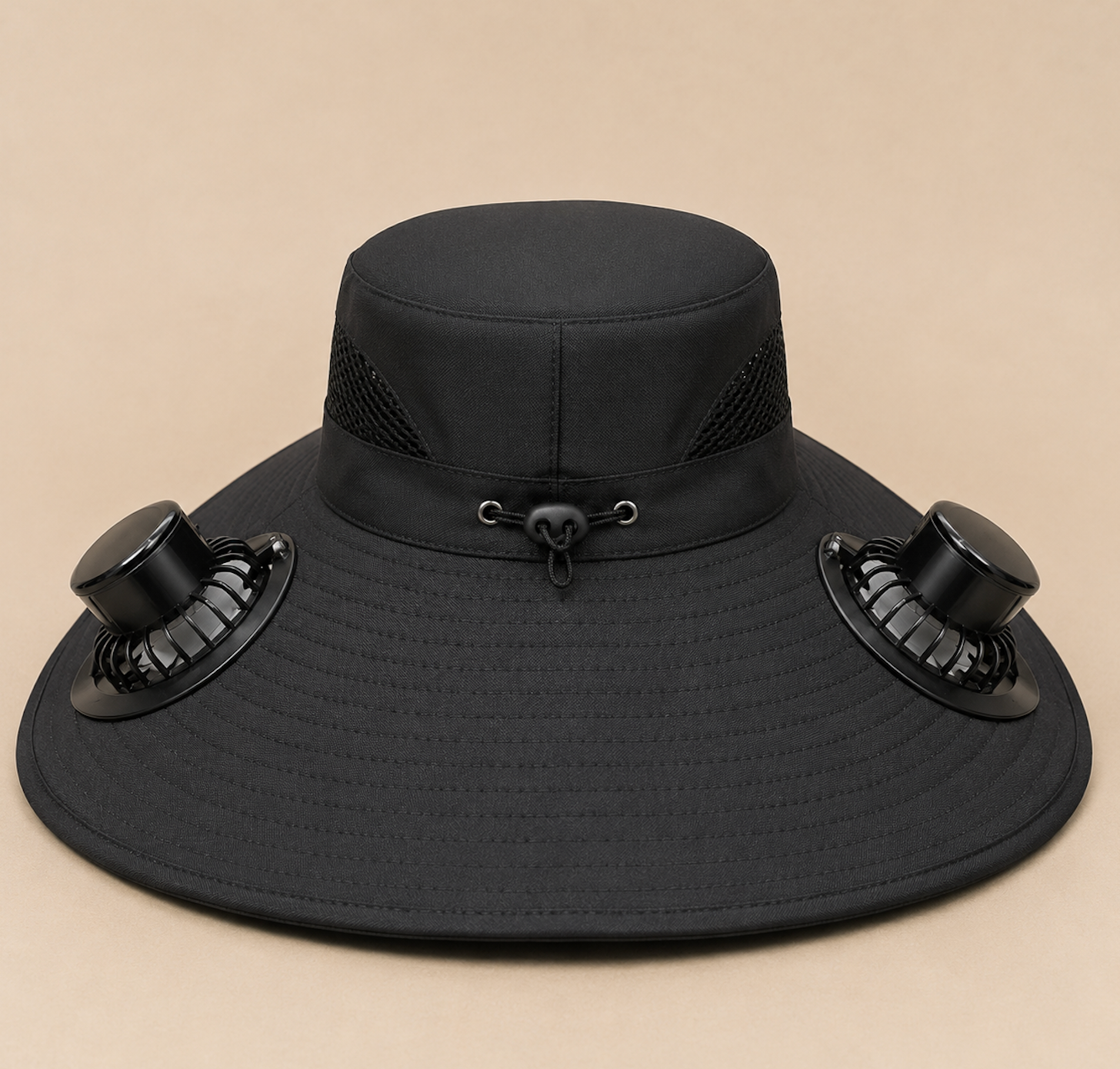 SOMBRERO CON VENTILACIÓN ACTIVA - PARA TRABAJAR EN EL CAMPO COLOR VERDE MILITAR